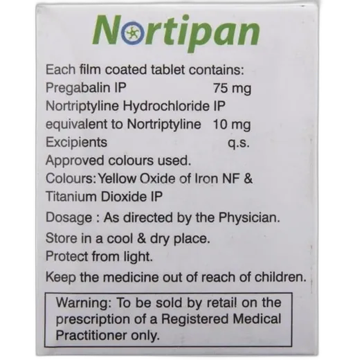 nortipan tablet 10's